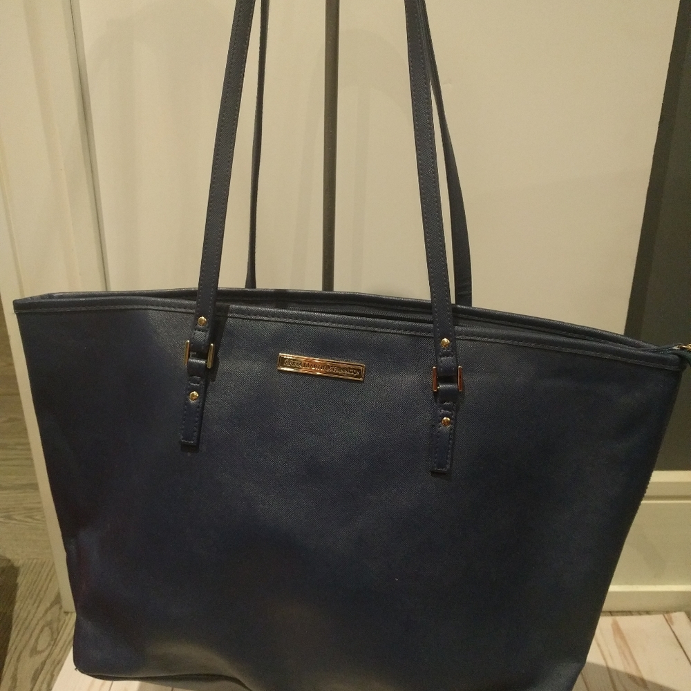 🍀🍀🍀Anna Martina Franco blue large tote